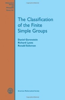 40, No 1 The Classification of the Finite Simple Groups