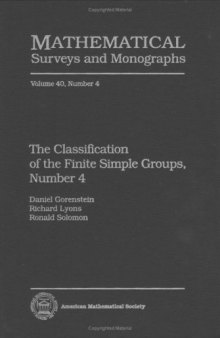 The Classification of the Finite Simple Groups, Number 4