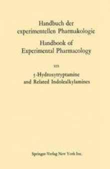 5-Hydroxytryptamine and Related Indolealkylamines