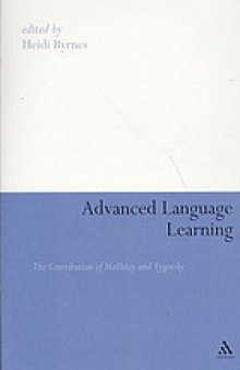 Advanced language learning : the contribution of Halliday and Vygotsky