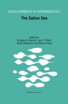The Salton Sea: Proceedings of the Salton Sea Symposium, held in Desert Hot Springs, California, 13–14 January 2000