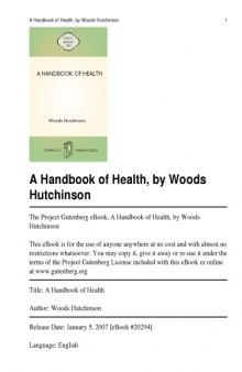 A Handbook of Health