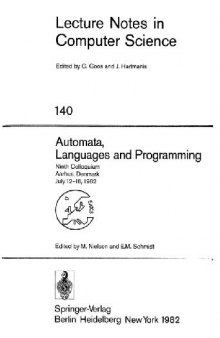 Automata, Languages and Programming: Ninth Colloquium Aarhus, Denmark, July 12–16, 1982
