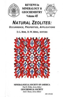 Natural zeolites: occurrence, properties, applications (Reviews in mineralogy and geochemistry 45)