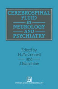 Cerebrospinal Fluid in Neurology and Psychiatry