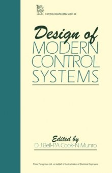 Design of modern control systems