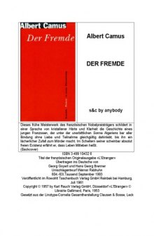 Der Fremde (German Edition)