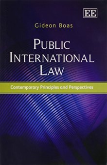 Public International Law: Contemporary Principles and Perspectives