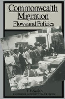 Commonwealth Migration: Flows and Policies