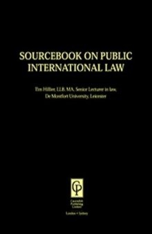 Sourcebook on Public International Law 