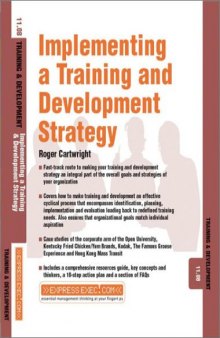 Developing and Implementing a Training and Development Strategy (Training & Development)