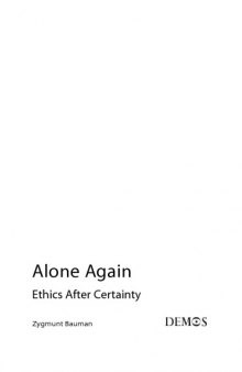 Alone Again (Demos Papers)