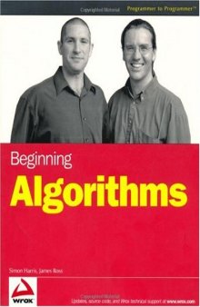 Beginning Algorithms (Wrox Beginning Guides)