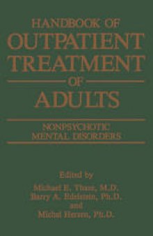 Handbook of Outpatient Treatment of Adults: Nonpsychotic Mental Disorders