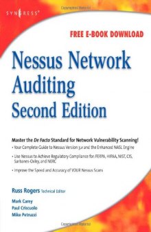 Nessus Network Auditing, Second Edition