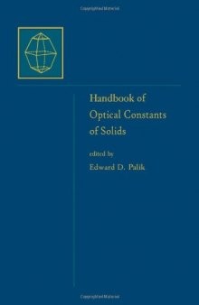 Handbook of Optical Constants of Solids, Author and Subject Indices for Volumes I, II, and III