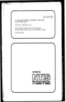 Calculational Model for High-Altitude EMP