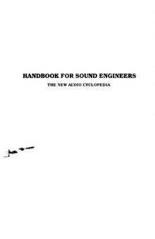 Handbook for sound engineers : the new audio cyclopedia