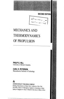 Mechanics and thermodynamics of propulsion