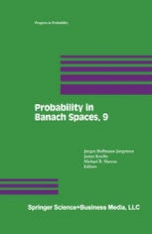 Probability in Banach Spaces, 9
