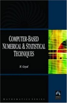 Computer-Based Numerical & Statistical Techniques (Mathematics)