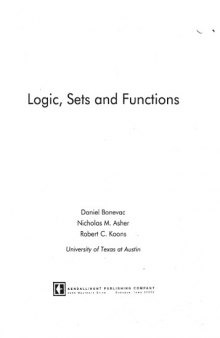 Logic, Sets, and Functions