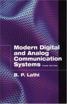 Modern Digital and Analog Communication Systems - 3rd edition (The Oxford Series in Electrical and Computer Engineering)