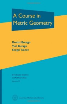 A Course in Metric Geometry