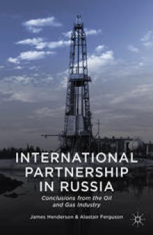 International Partnership in Russia: Conclusions from the Oil and Gas Industry