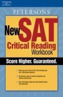 Master Critical Reading for the SAT, 1st edition (Peterson's New SAT Critical Reading Workbook)