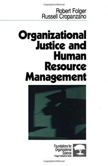 Organizational justice and human resource management