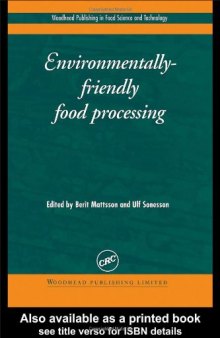 Environmentally Friendly Food Processing (Woodhead Publishing in Food Science and Technology)