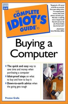 Complete Idiot's Guide to Buying Computer (The Complete Idiot's Guide)