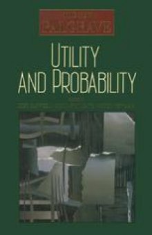 Utility and Probability