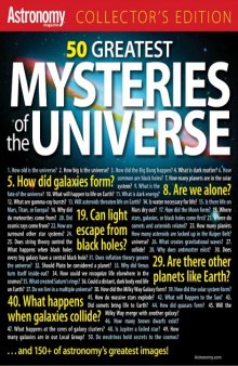 50 greatest mysteries of the universe