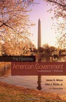 American government: institutions & policies