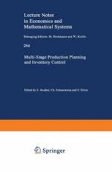 Multi-Stage Production Planning and Inventory Control