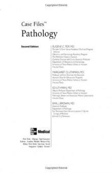 Case Files: Pathology (Lange Case Files), 2nd edition