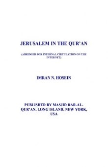 Jerusalem in the Quran
