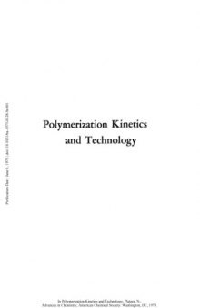 Polymerization Kinetics and Technology
