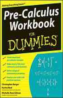 Pre-calculus workbook for dummies