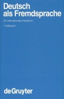 Deutsch als Fremdsprache : ein internationales Handbuch