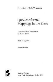 Quasiconformal mappings in the plane 