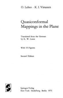 Quasiconformal mappings in the plane