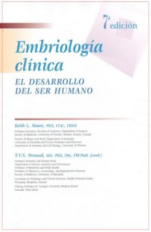 Embriología Clínica, 7 ed.
