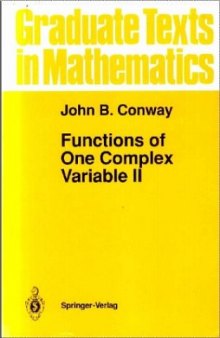 Functions of one complex variable