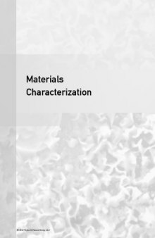 Materials characterization : modern methods and applications