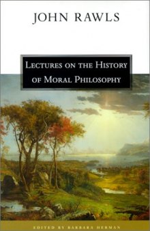 Lectures On The History Of Moral Philosophy