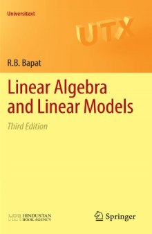 Linear Algebra and Linear Models