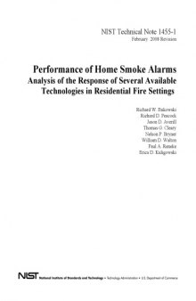 Performance of Home Smoke Alarms Analysis of the Response of Several Available Technologies in Residential Fire Settings